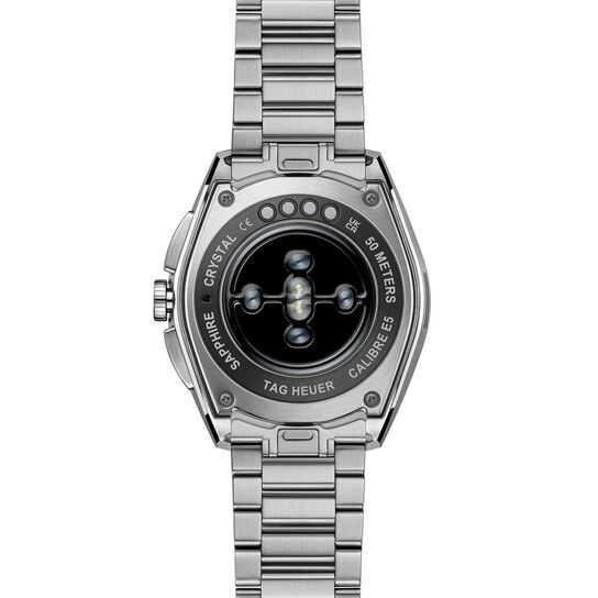 TAG Heuer Connected watch in 40 mm stainless steel with matching metal bracelet image number 5